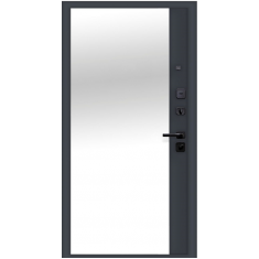 дверь 9 см Концепт линии Муар RAL 7024 / Сатин графит зеркало