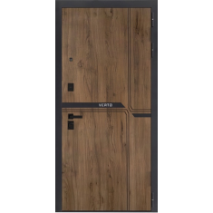  Дверь  10 см МДФ/МДФ Орех пекан шоколад /Эмалит белый, зеркало